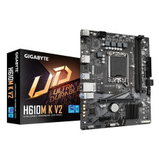 GIGABYTE H610M K V2 Motherboard - Intel Core 14th CPUs, up to 5600MHz DDR5, 1xPCIe 3.0 M.2, 1GbE LAN, USB 3.2 Gen 1
